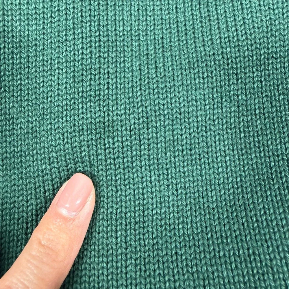 NWT J. Crew Heritage Knit Crewneck Sweater XL Green Old Money Ivy‎ Style Preppy